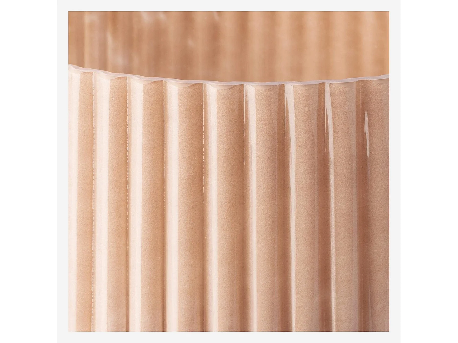 Habitat - Photophore en verre soufflé - Rose - Abba