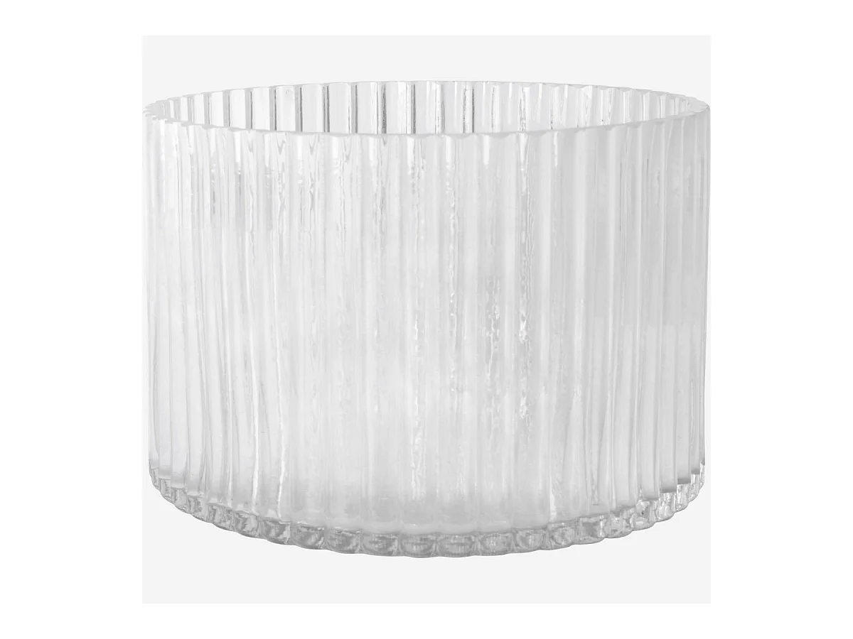 Habitat - Photophore en verre soufflé - Transparent - Abba