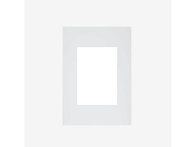 Habitat - Passe-partout en papier - 70 x 100 cm - Blanc - Mount