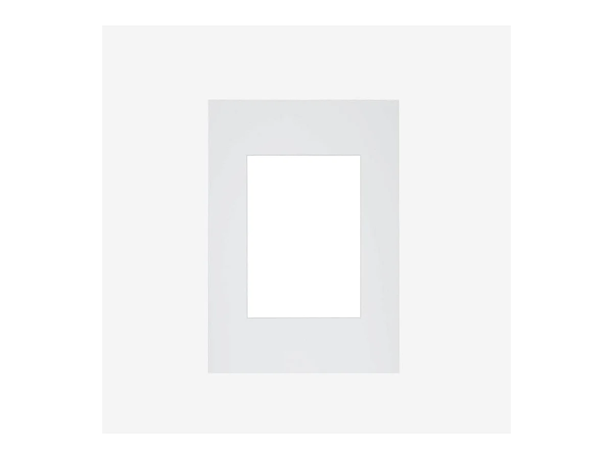 Habitat - Passe-partout en papier - 70 x 100 cm - Blanc - Mount