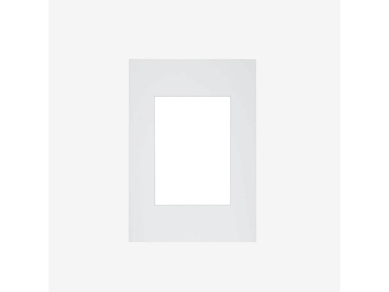 Habitat - Passe-partout en papier - 70 x 100 cm - Blanc - Mount