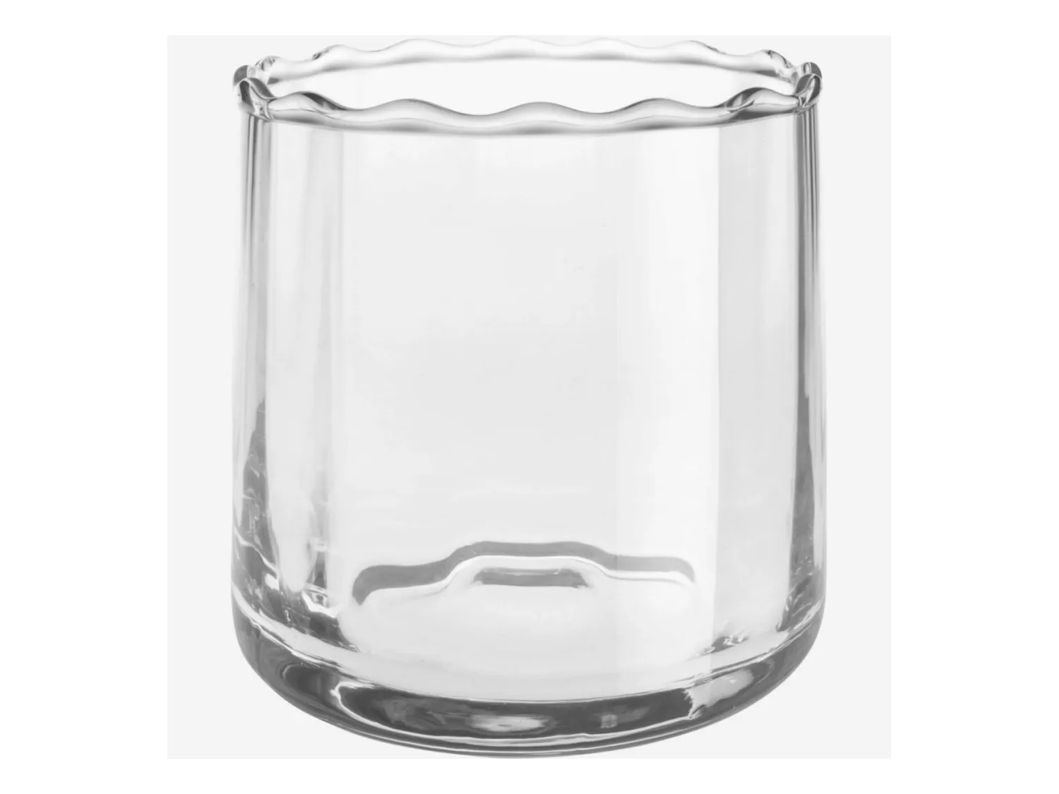HABITAT - Vase en verre soufflé - 10 x 10 cm - Transparent - Umal