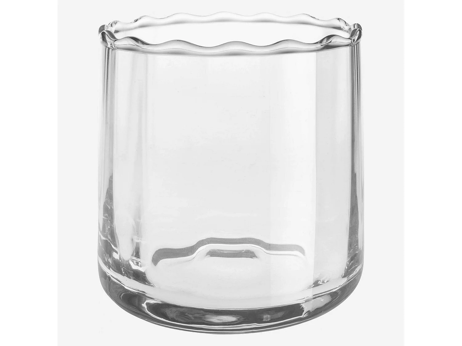 Habitat - Vase en verre soufflé - 10 x 10 cm - Transparent - Umal