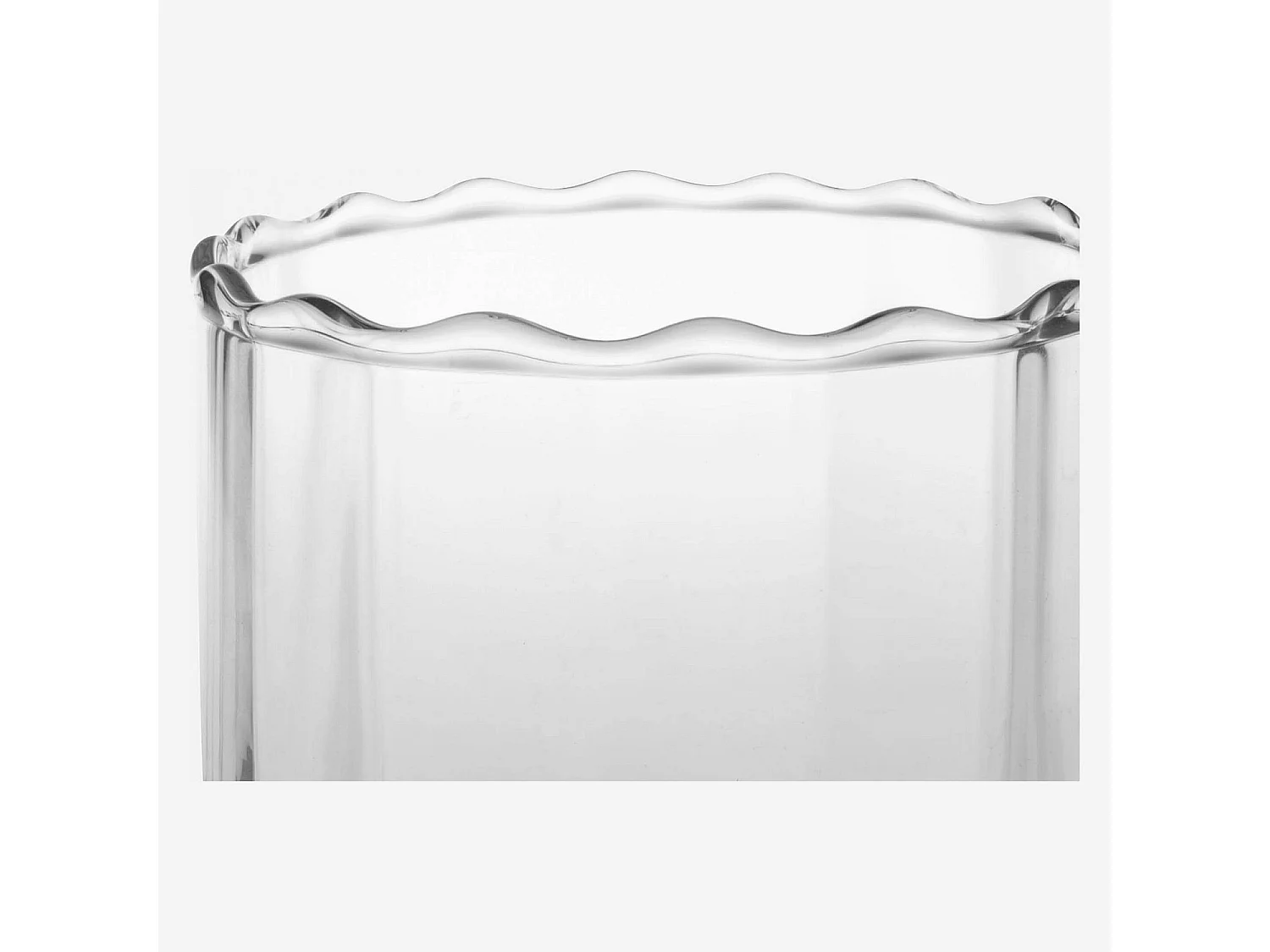 Habitat - Vase en verre soufflé - 10 x 10 cm - Transparent - Umal