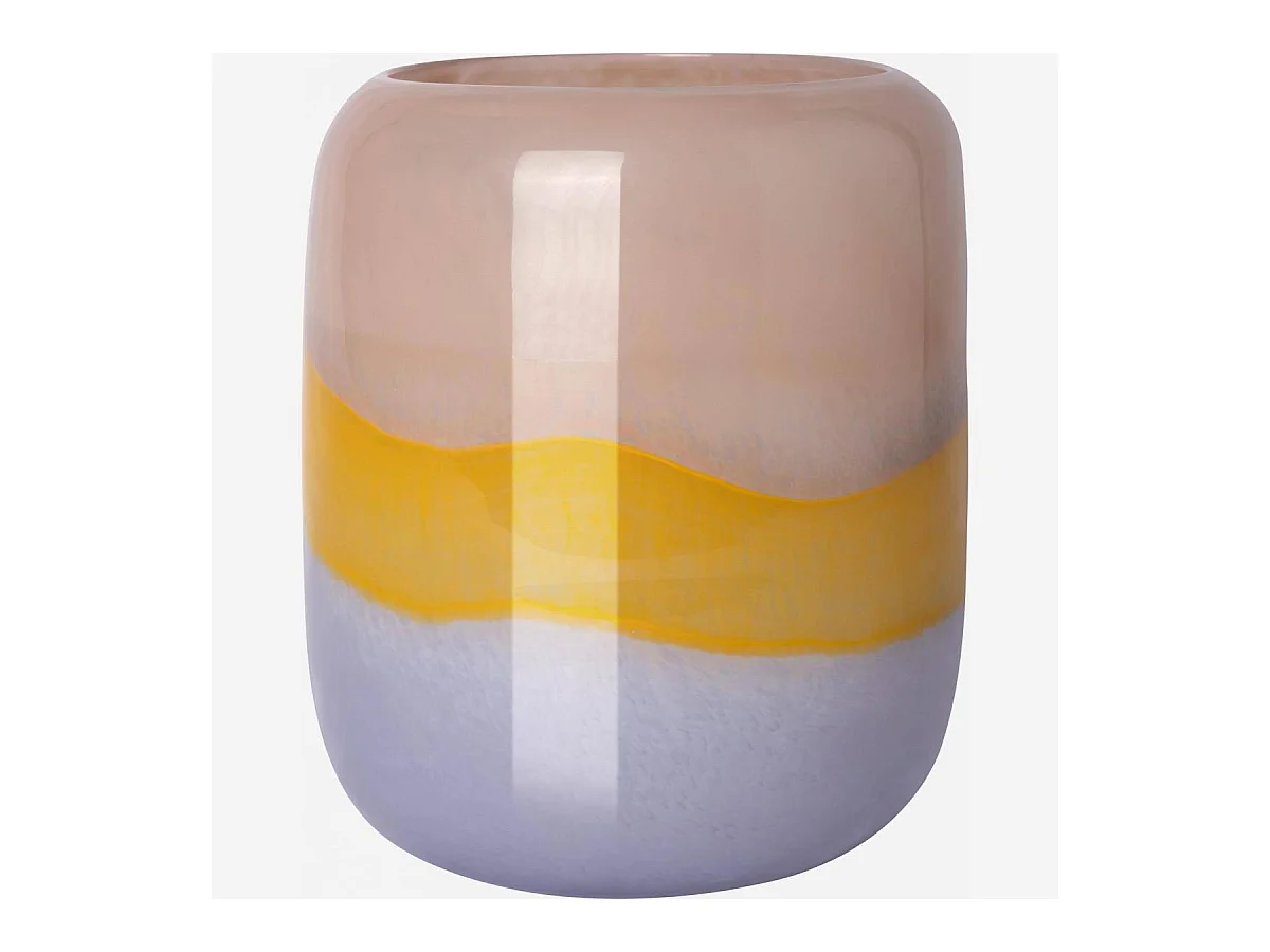 Habitat - Vase en verre soufflé - 24 x 28 cm - Multicolore - Aurelia