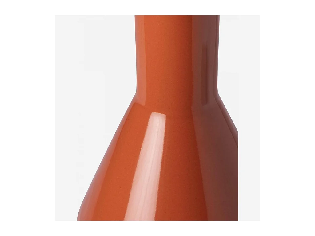 Habitat - Vase en grès - 10 x 30 cm - Orange - Design by Frédéric Sofia - Sofia
