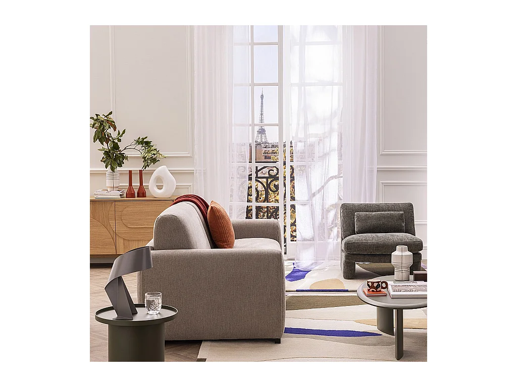 Habitat - Vase en grès - 10 x 30 cm - Orange - Design by Frédéric Sofia - Sofia