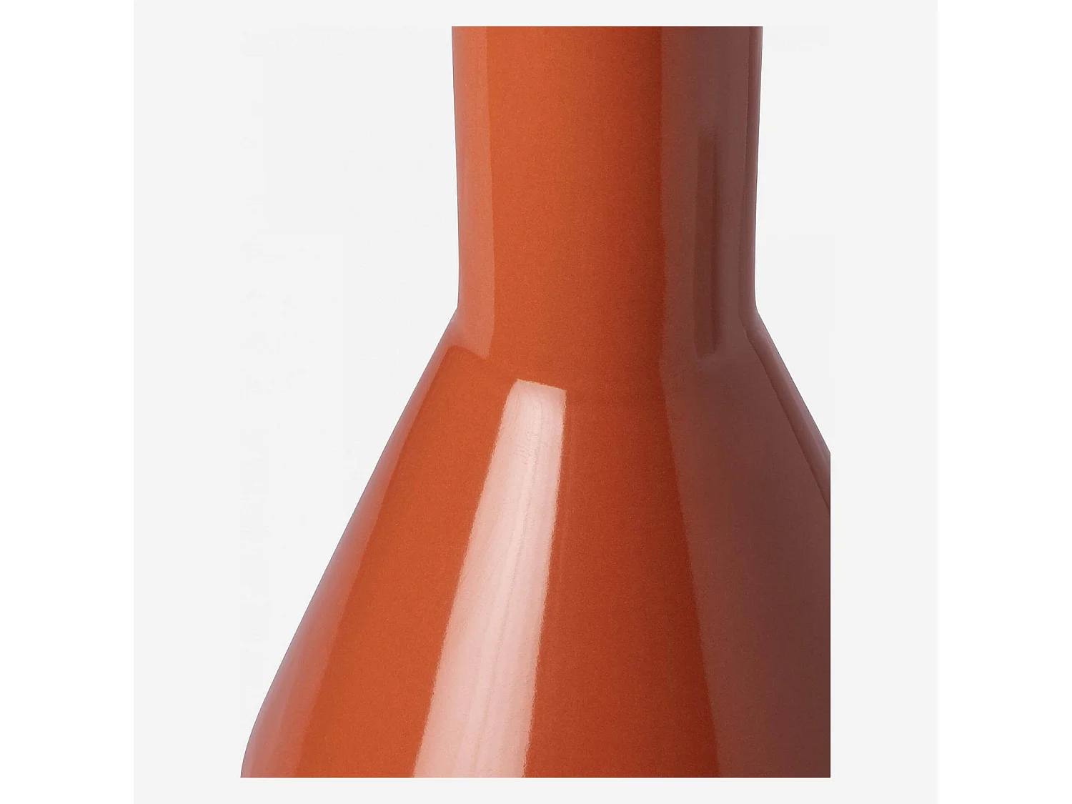 Habitat - Vase en grès - 10 x 30 cm - Orange - Design by Frédéric Sofia - Sofia