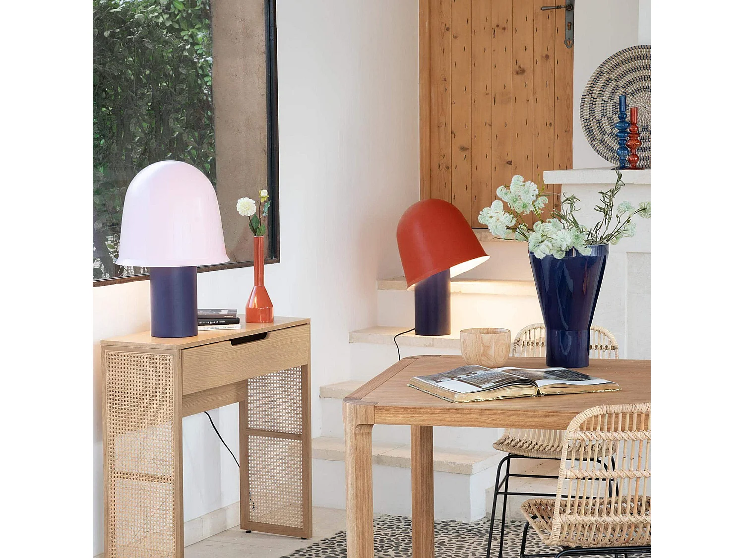 Habitat - Vase en grès - 10 x 30 cm - Orange - Design by Frédéric Sofia - Sofia