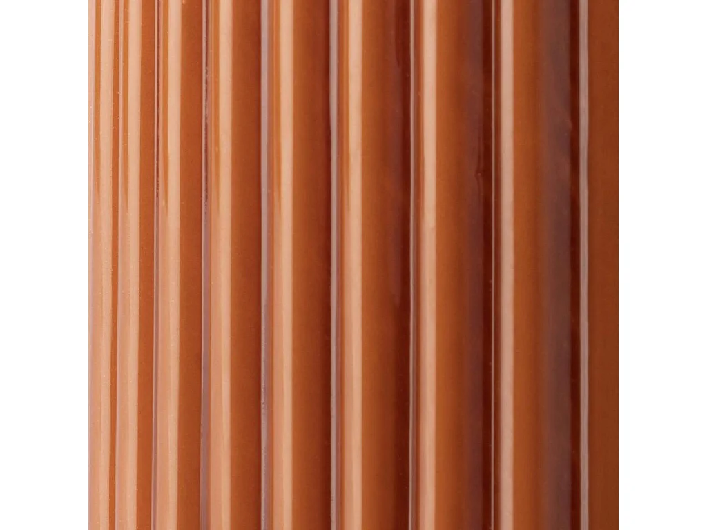 Habitat - Vase en verre soufflé - 20 x 27 cm - Orange - Abba