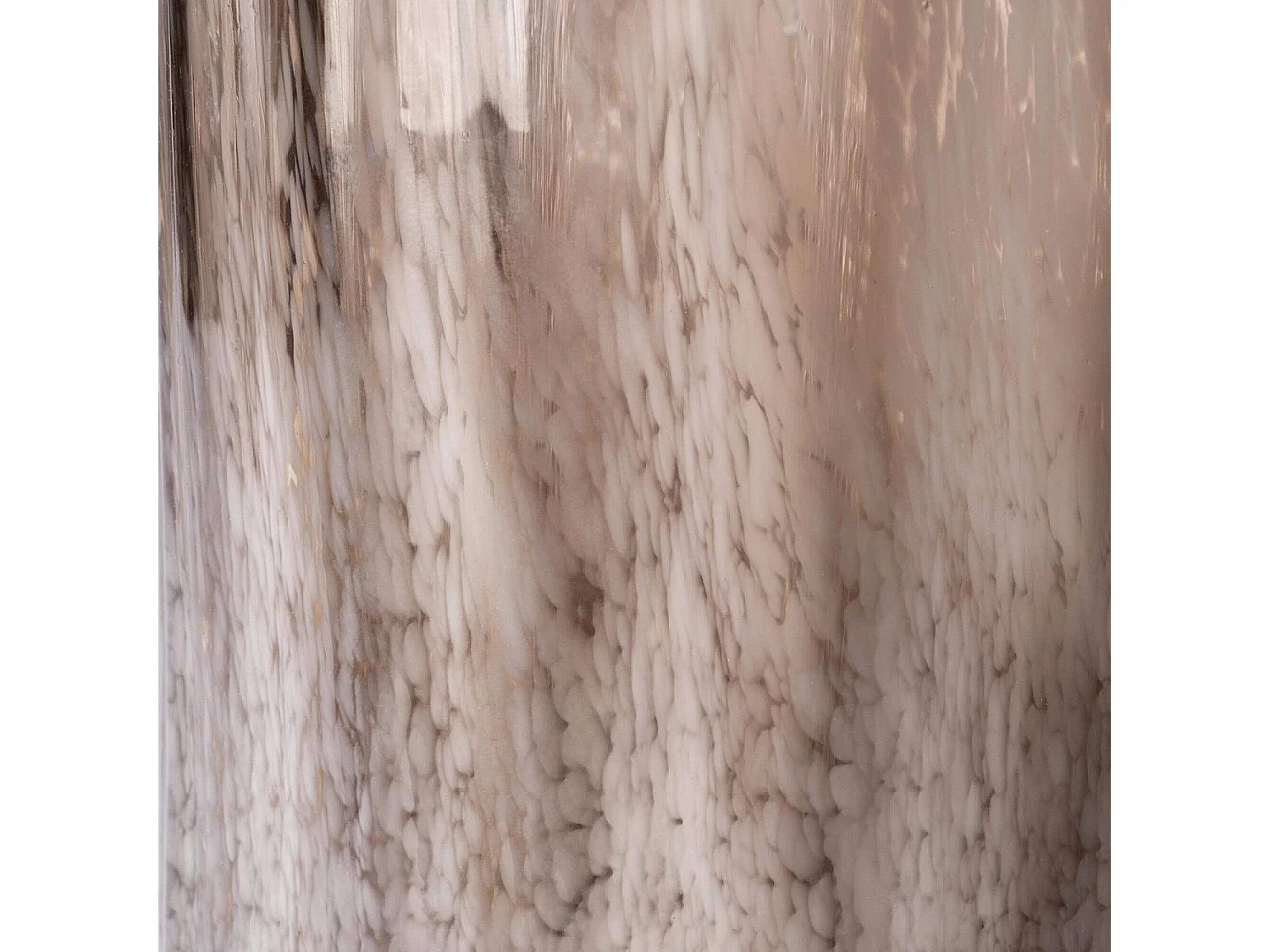 Habitat - Vase en verre soufflé - 18 x 38 cm - Brun  - Abril