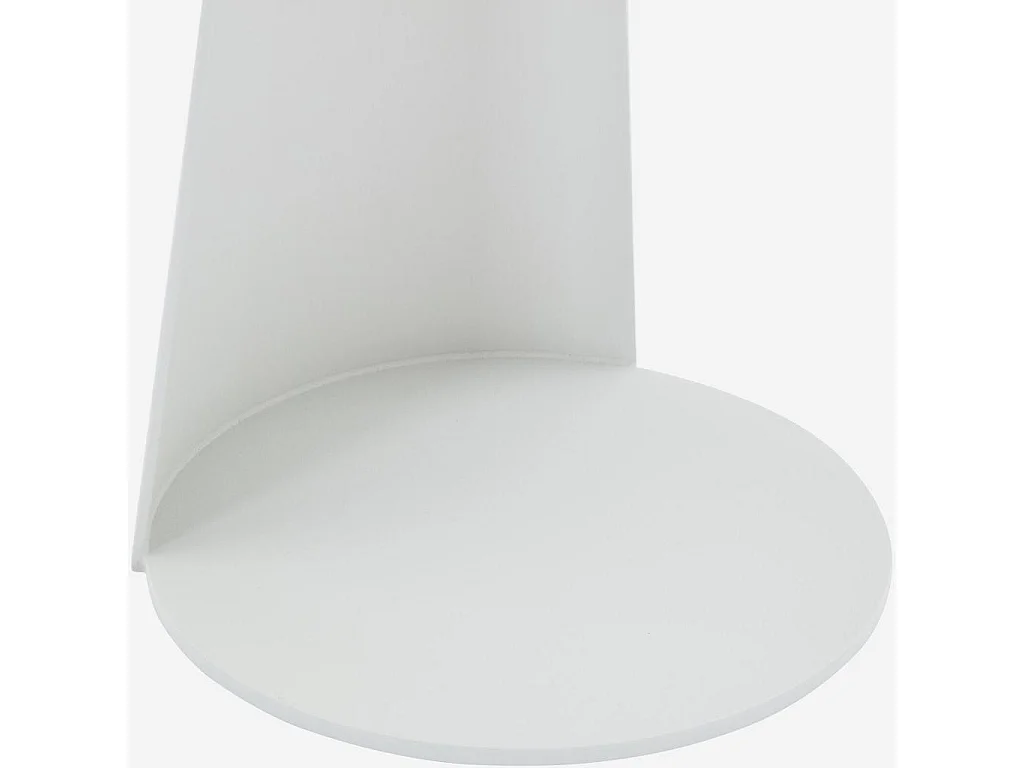 Habitat - Table d'appoint en aluminium - Blanc opalin - Itapera
