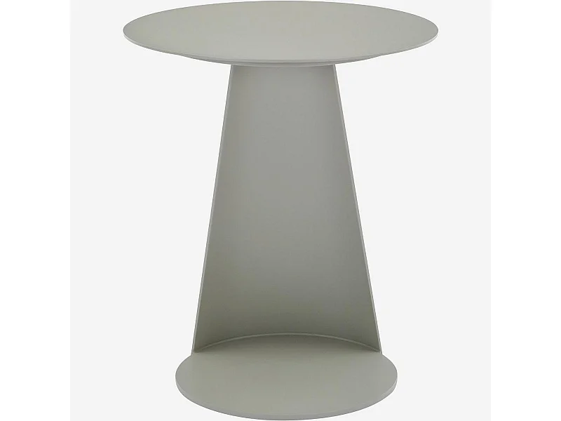 Habitat - Table d'appoint en aluminium - Gris soie - Itapera