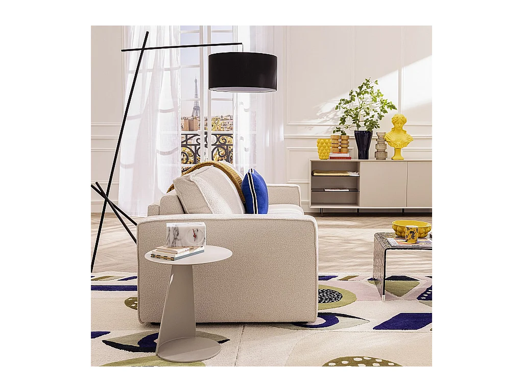 Habitat - Table d'appoint en aluminium - Gris soie - Itapera