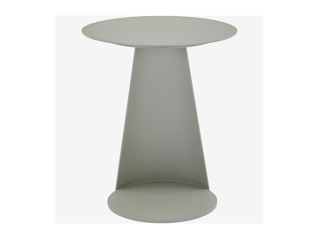 Habitat - Table d'appoint en aluminium - Gris soie - Itapera