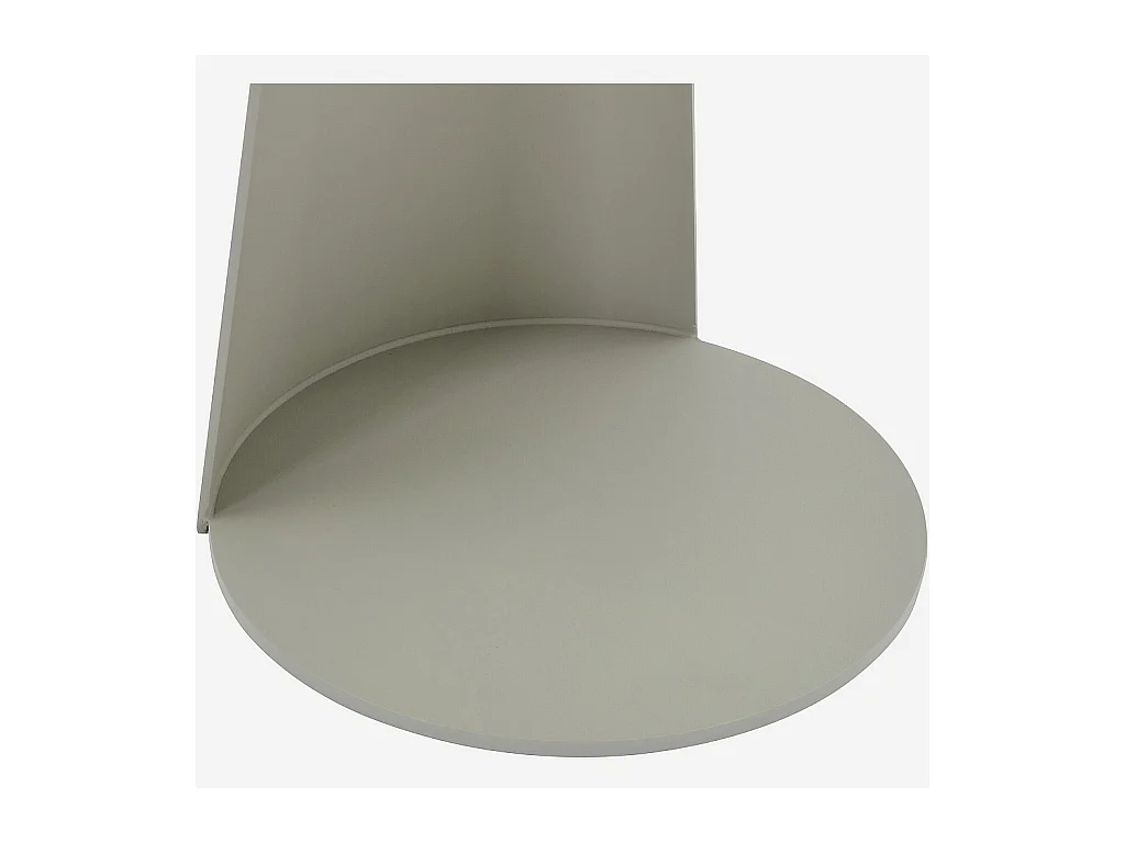 Habitat - Table d'appoint en aluminium - Gris soie - Itapera