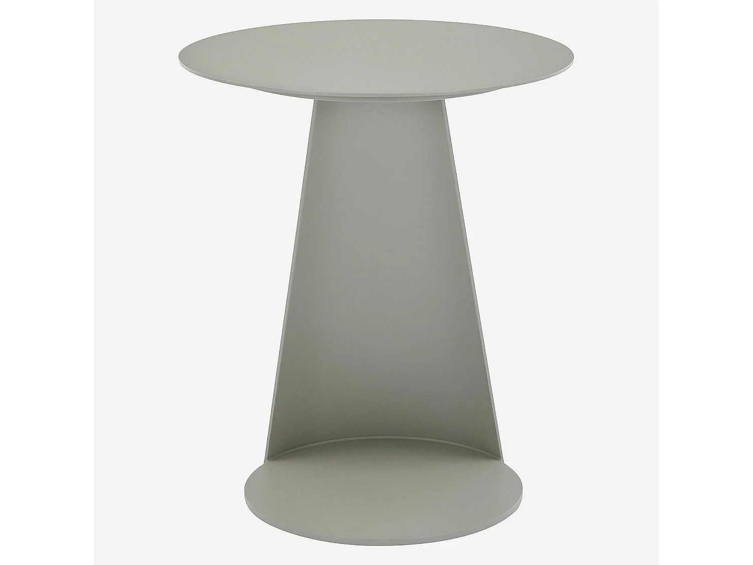 Habitat - Table d'appoint en aluminium - Gris soie - Itapera