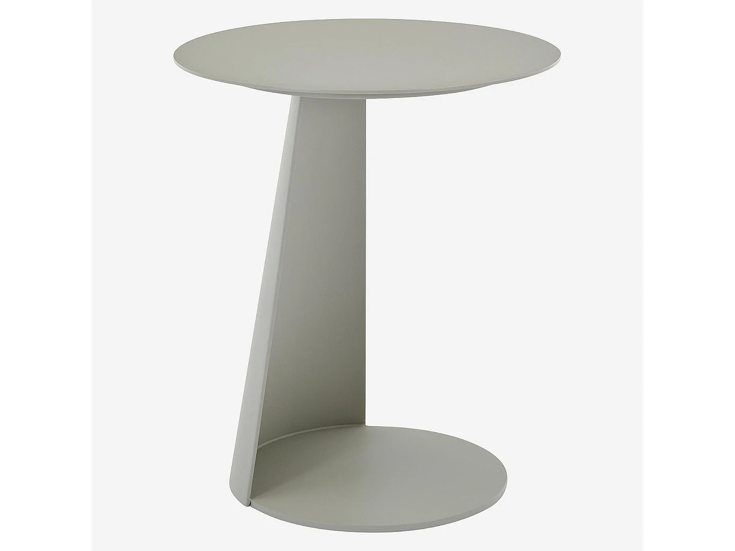 Habitat - Table d'appoint en aluminium - Gris soie - Itapera