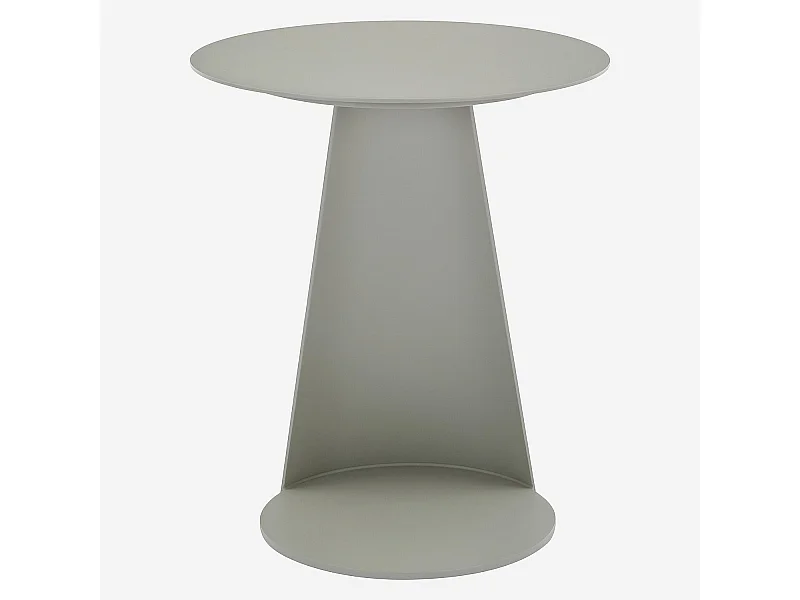 Habitat - Table d'appoint en aluminium - Gris soie - Itapera