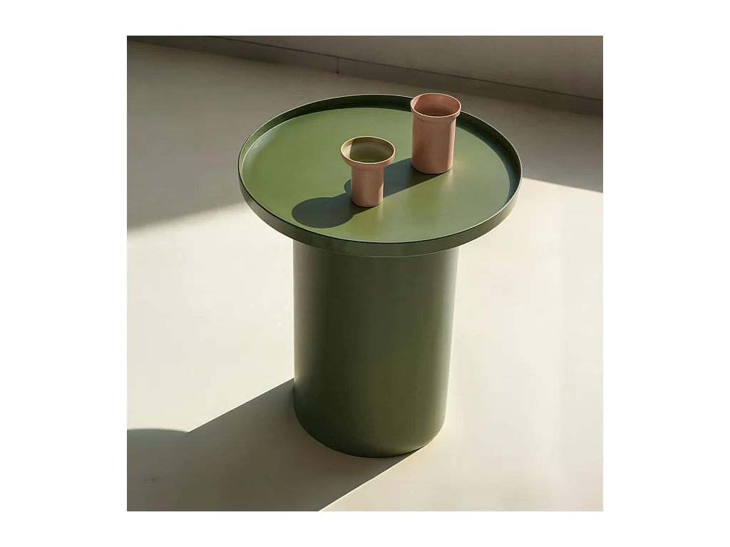 Habitat - Table d'appoint en aluminium - Vert kaki - Maruda