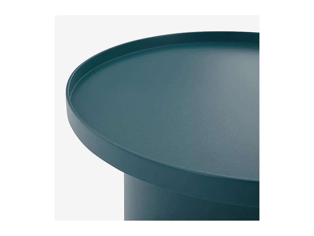 Habitat - Table d'appoint en aluminium - Bleu pétrole - Maruda