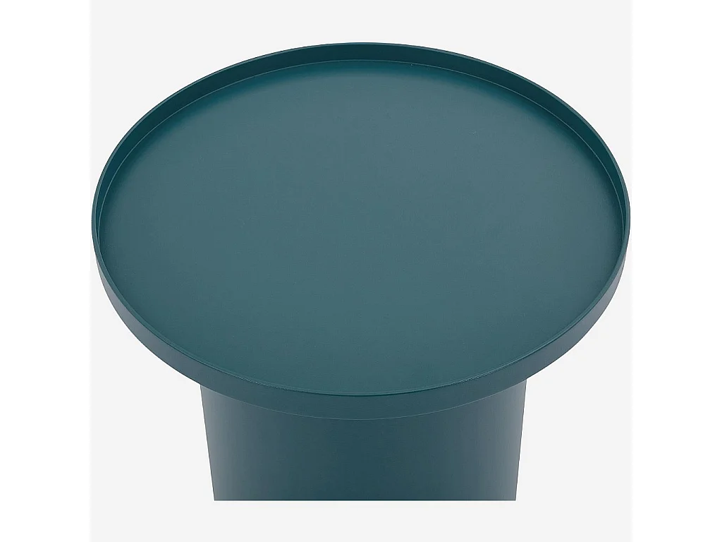 Habitat - Table d'appoint en aluminium - Bleu pétrole - Maruda