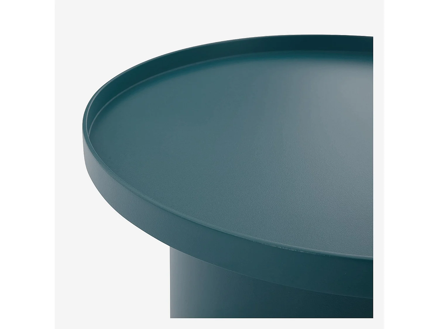 Habitat - Table d'appoint en aluminium - Bleu pétrole - Maruda