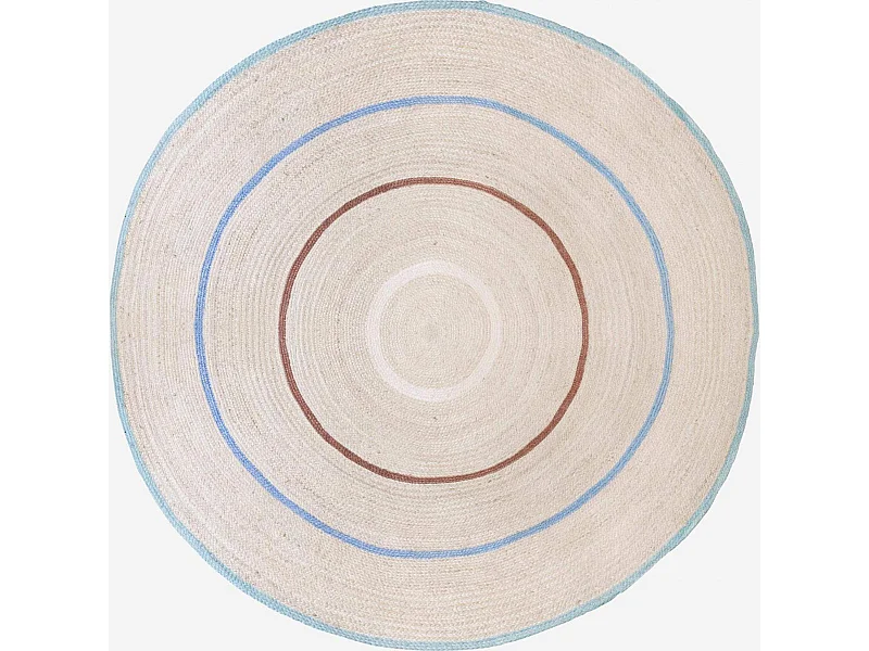 Habitat - Tapis rond en jute - 200 cm - Multicolore - Aglae