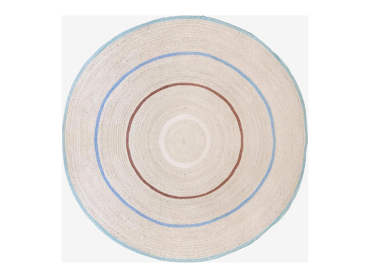 Habitat - Tapis rond en jute - 200 cm - Multicolore - Aglae