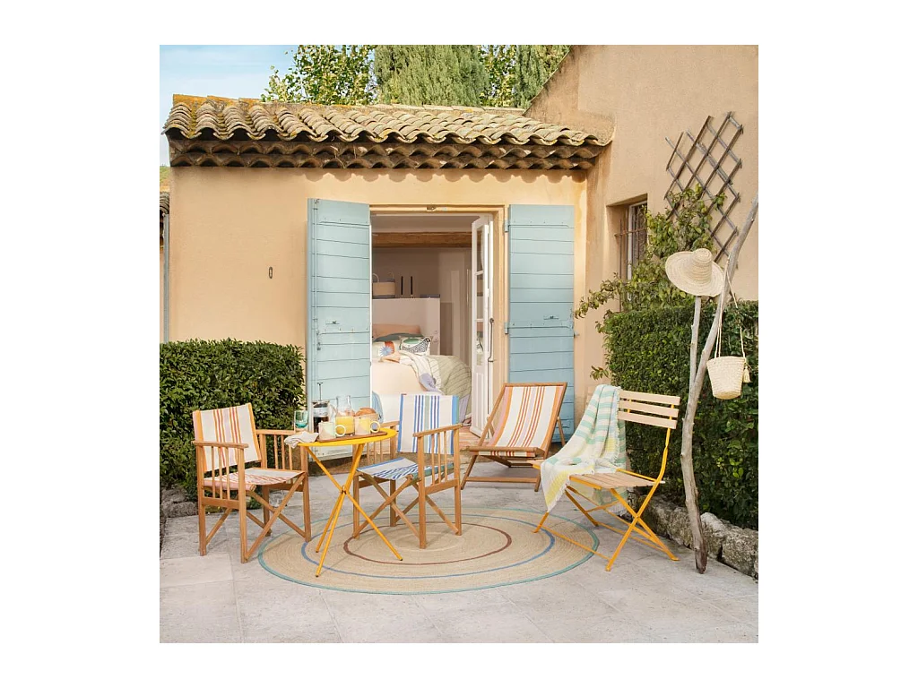 Habitat - Tapis rond en jute - 200 cm - Multicolore - Aglae