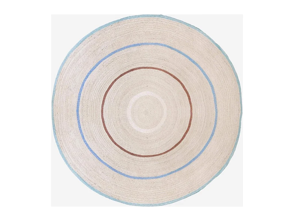 Habitat - Tapis rond en jute - 200 cm - Multicolore - Aglae