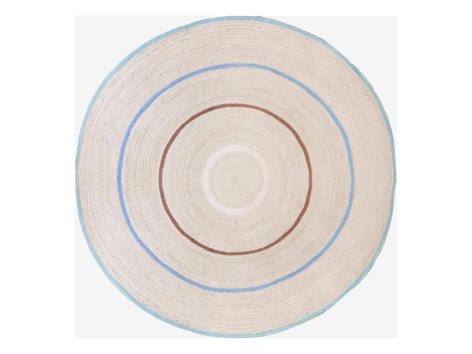 Habitat - Tapis rond en jute - 200 cm - Multicolore - Aglae