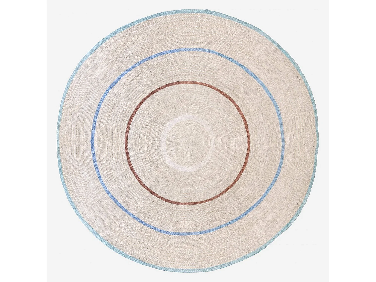 Habitat - Tapis rond en jute - 200 cm - Multicolore - Aglae