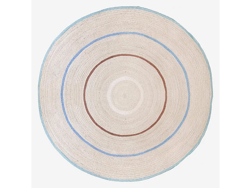 Habitat - Tapis rond en jute - 200 cm - Multicolore - Aglae
