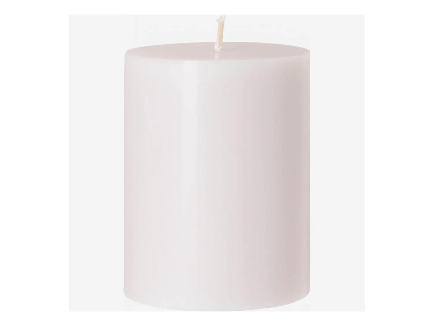 Habitat - Bougie cylindrique - 7,5 x 10 cm - Blanc (Lot de 12) - Colors