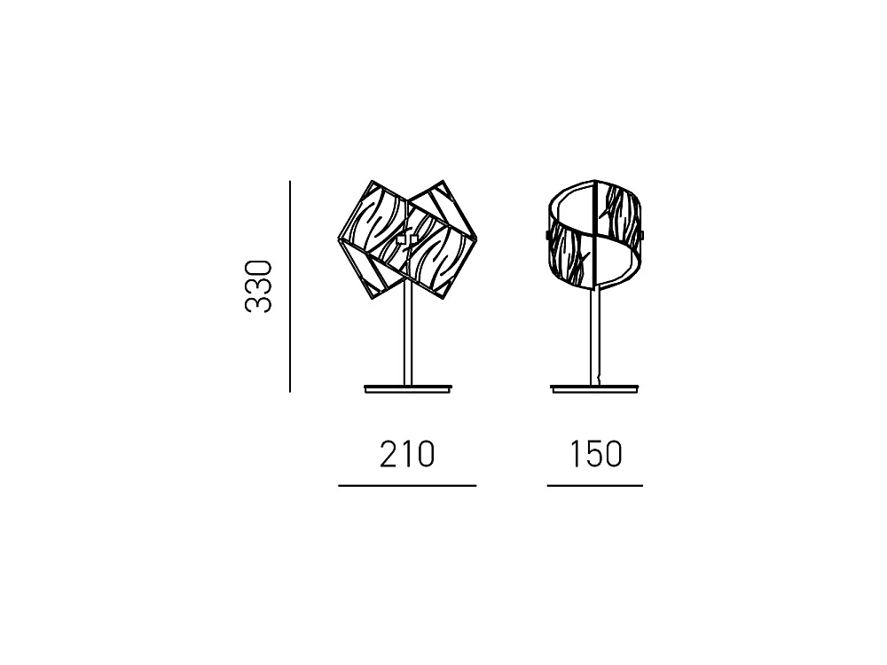 Agnese hvide bordlamper 1XE14 max 1X42W IP20 - Moderne design LED væglamper - E14 fatning