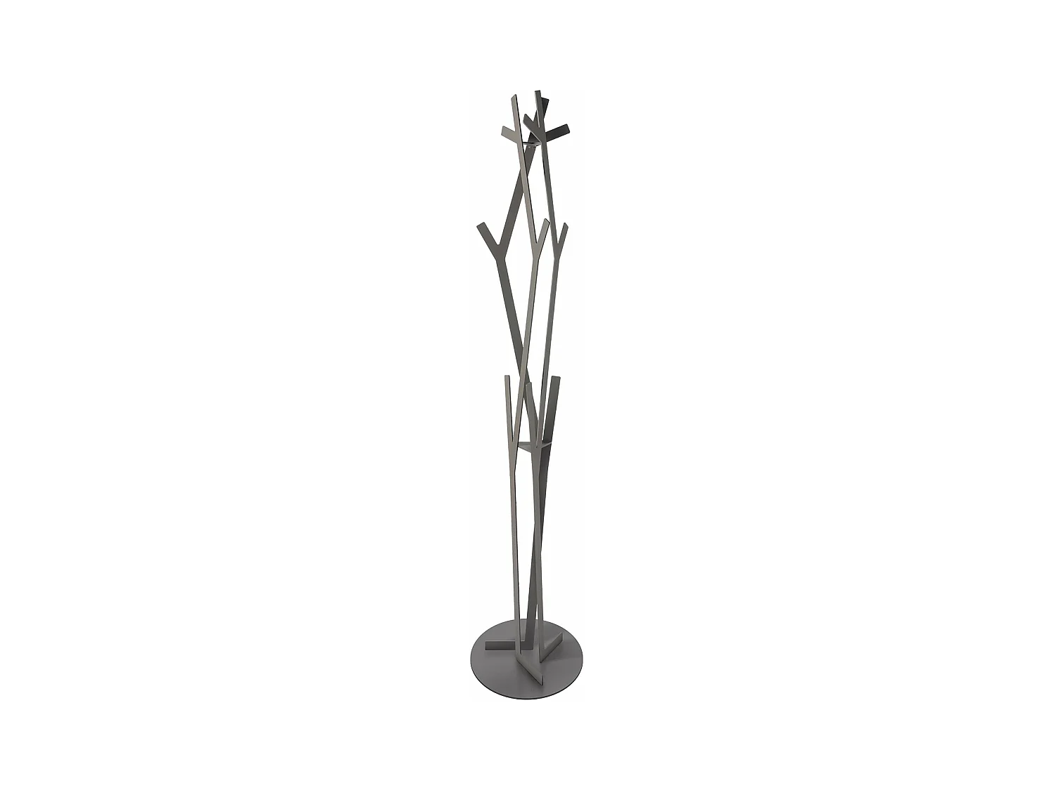 Cintre de sol en fer Uty Ø30x178 cm Design minimaliste autoportant, Mobilier pour entrée, bureau ou bureau Made in Italy Boue