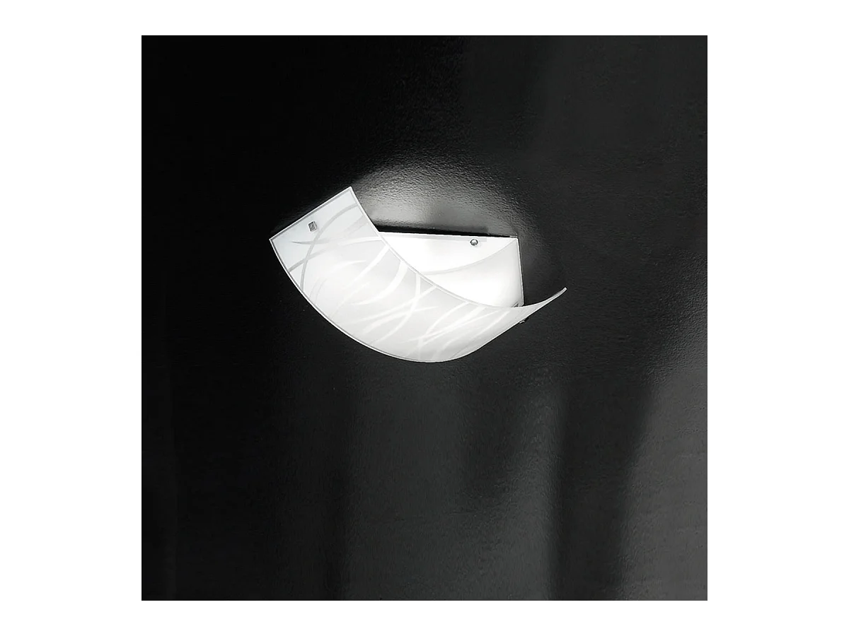 Plafonniers Agnese blanc 3XE14 max 3X28W IP20 - Applique murale LED design moderne