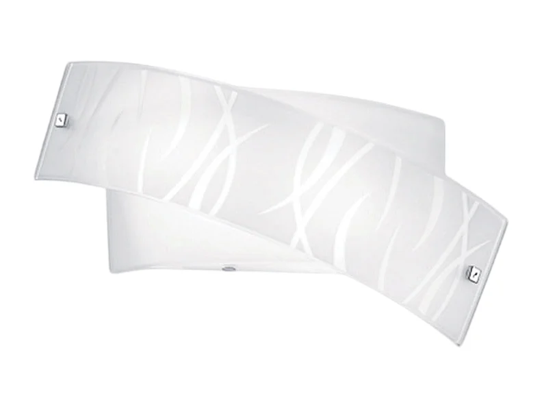 Candeeiro de parede branco Agnese 2XE14 max 2X28W IP20 - Aplique LED de design moderno