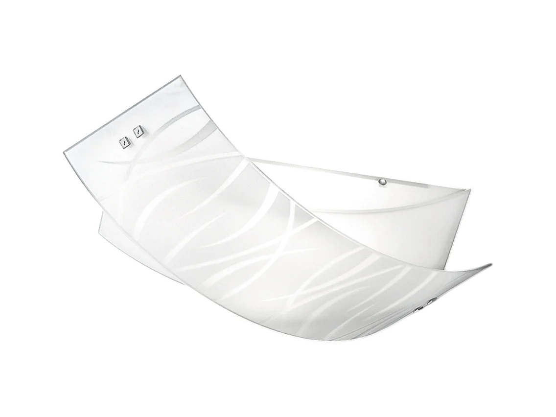 Plafonniers Agnese blanc 2XE27 max 2X70W IP20 - Applique murale LED design moderne