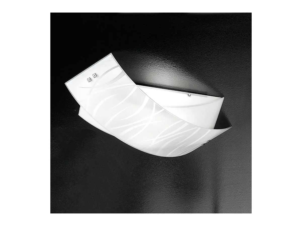 Plafonniers Agnese blanc 2XE27 max 2X70W IP20 - Applique murale LED design moderne