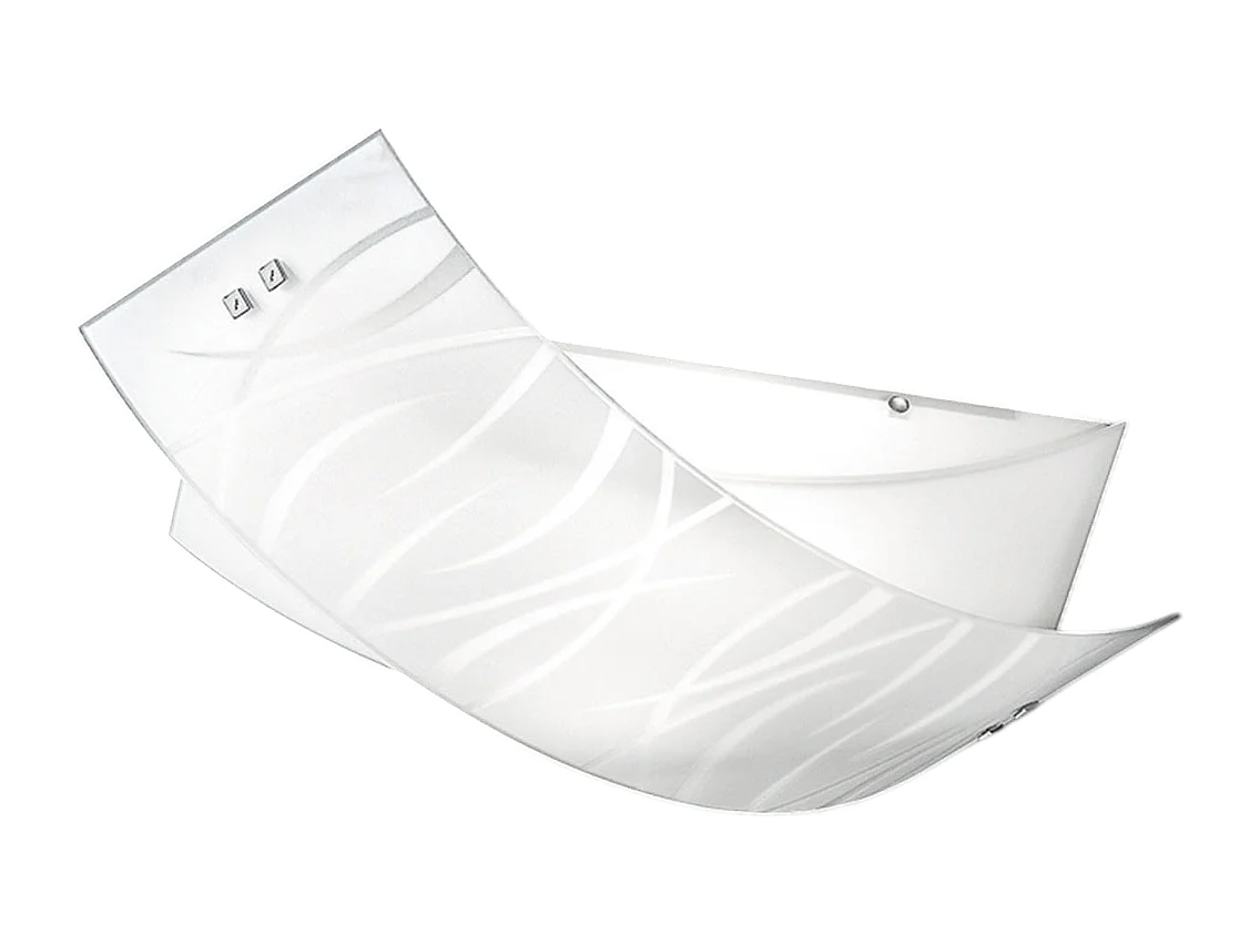 Plafonniers Agnese blanc 2XE27 max 2X70W IP20 - Applique murale LED design moderne