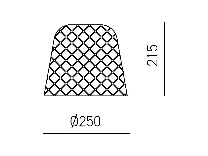 Diffuseur en verre blanc pour suspension - finition dégradée transparente, design décoratif, culot E27 (petit verre) d.25X21,5
