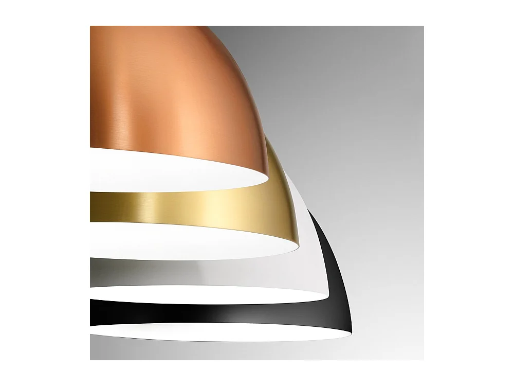 Bonella - Zwarte hanglamp 1XE27 max 1X60W IP20 - Plafondlamp met modern aluminium design - E27 fitting