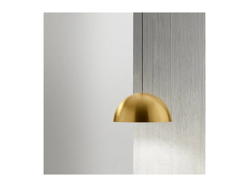 Bonella - Messing-Pendelleuchte 1XE27 max 1X60W IP20 - Deckenleuchte mit modernem Aluminiumdesign - E27-Fassung