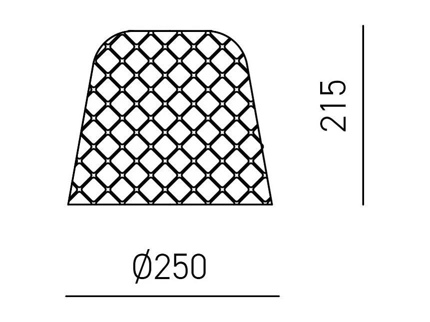 Diffuseur en verre ambré pour suspensions - finition dégradée transparente, design décoratif, culot E27 (petit verre) d.25X21,5