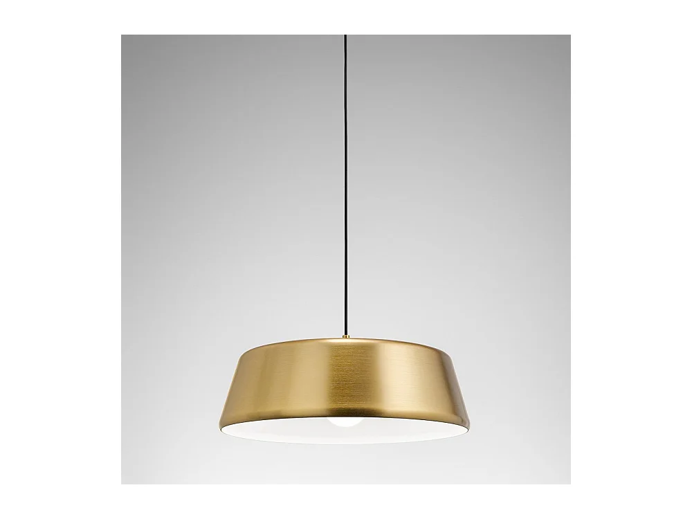 Blanca - Suspension en laiton 1XE27 max 1X60W IP20 - Plafonnier au en aluminium - Douille E27
