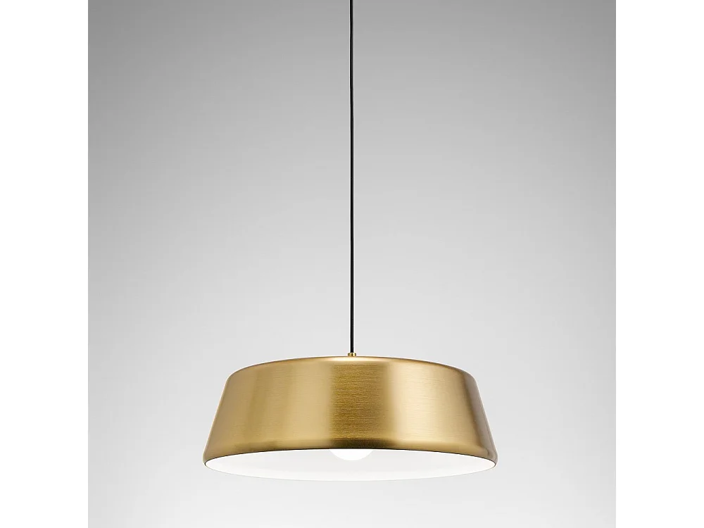 Blanca - Luminária pendente de latão 1XE27 max 1X60W IP20 - Luminária de teto com design moderno em alumínio - Soquete E27