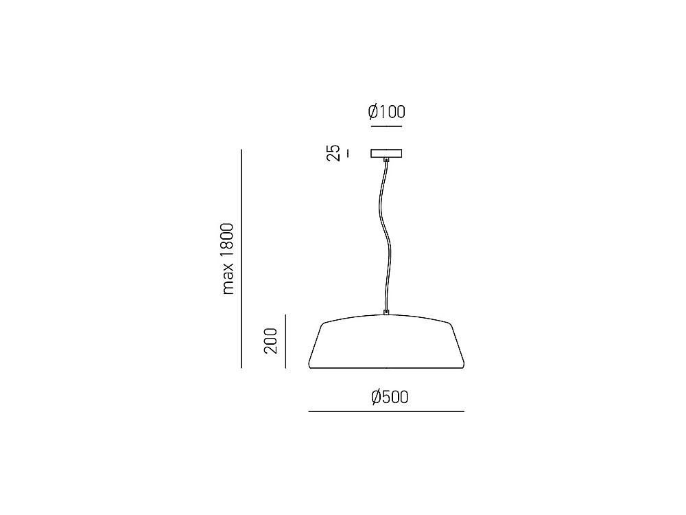 Blanca - Lampa wisząca mosiężna 1XE27 max 1X60W IP20 - Lampa sufitowa o nowoczesnym wzornictwie z aluminium - Gniazdo E27