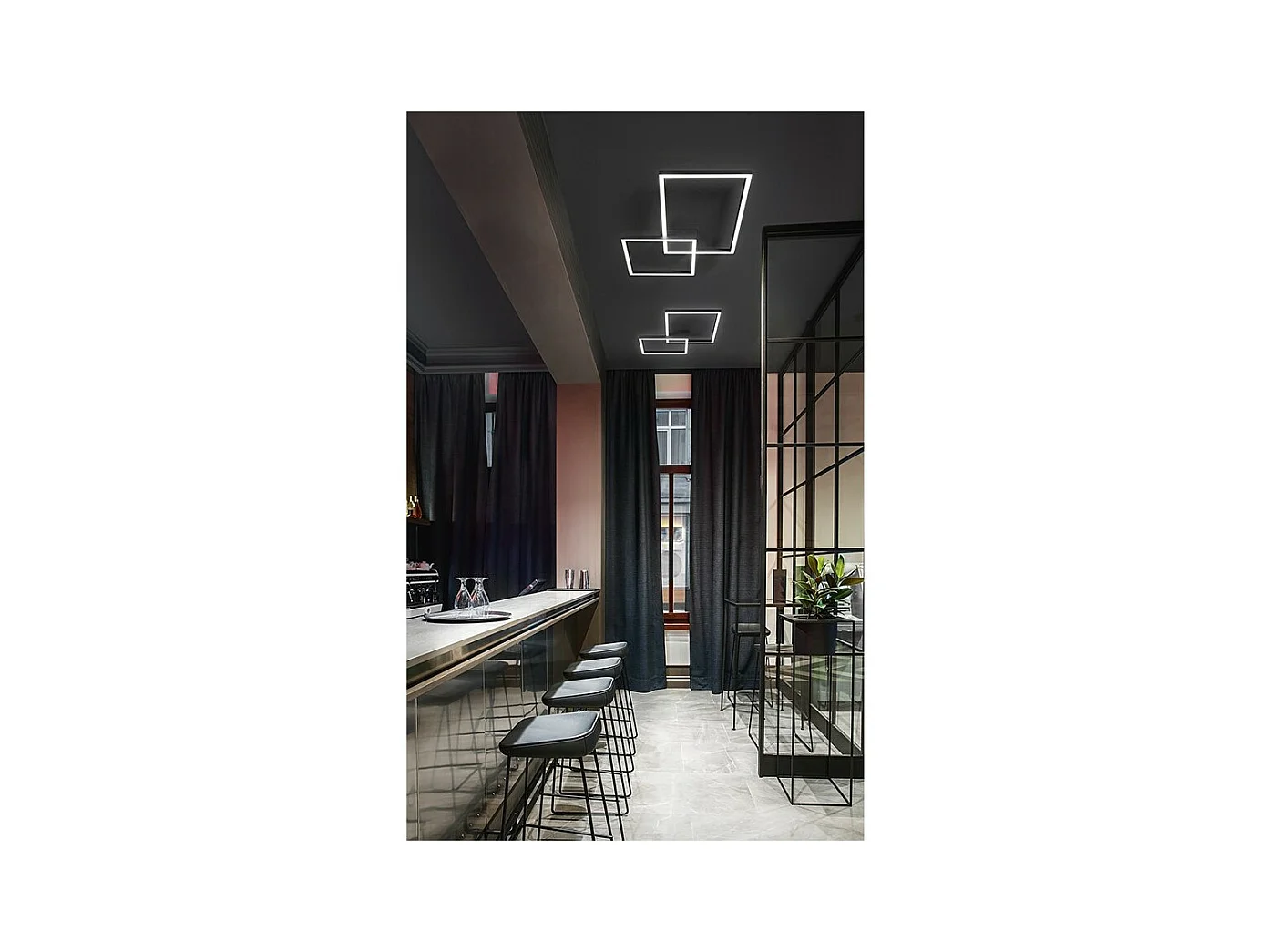 Plafonnier LED Cross 6595 N CT Perenz